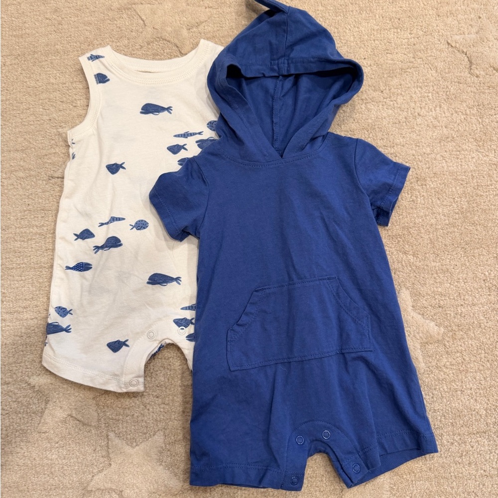 2 Carter's 3-6 Romper